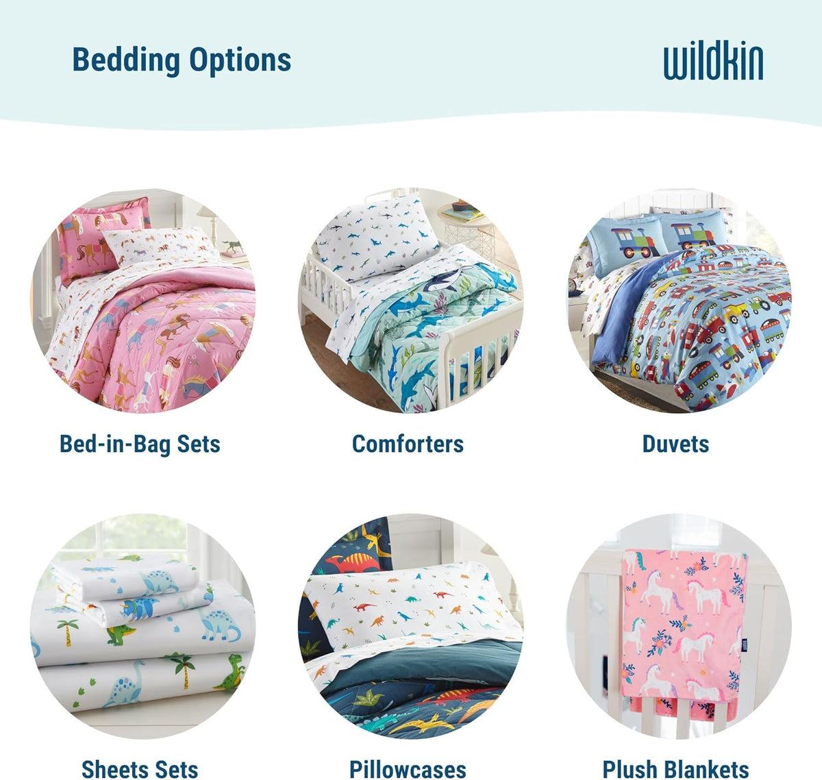 Kids Cotton Toddler Comforter Set – Soft & Lightweight, Fits Standard Crib Mattress - Dinosaur Land