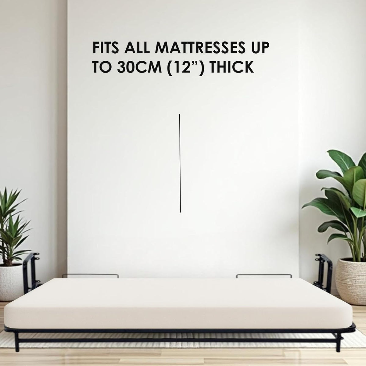 Murphy Bed - Murphy Bed Queen - Folding Bed - Horizontal - 60" X 80" - Classic