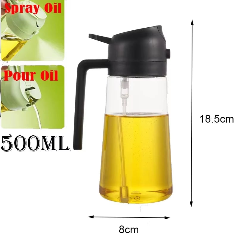 Mistify™ 500ml Olive Oil Spray Bottle – Precision Oil Dispenser for Cooking, Grilling & Baking